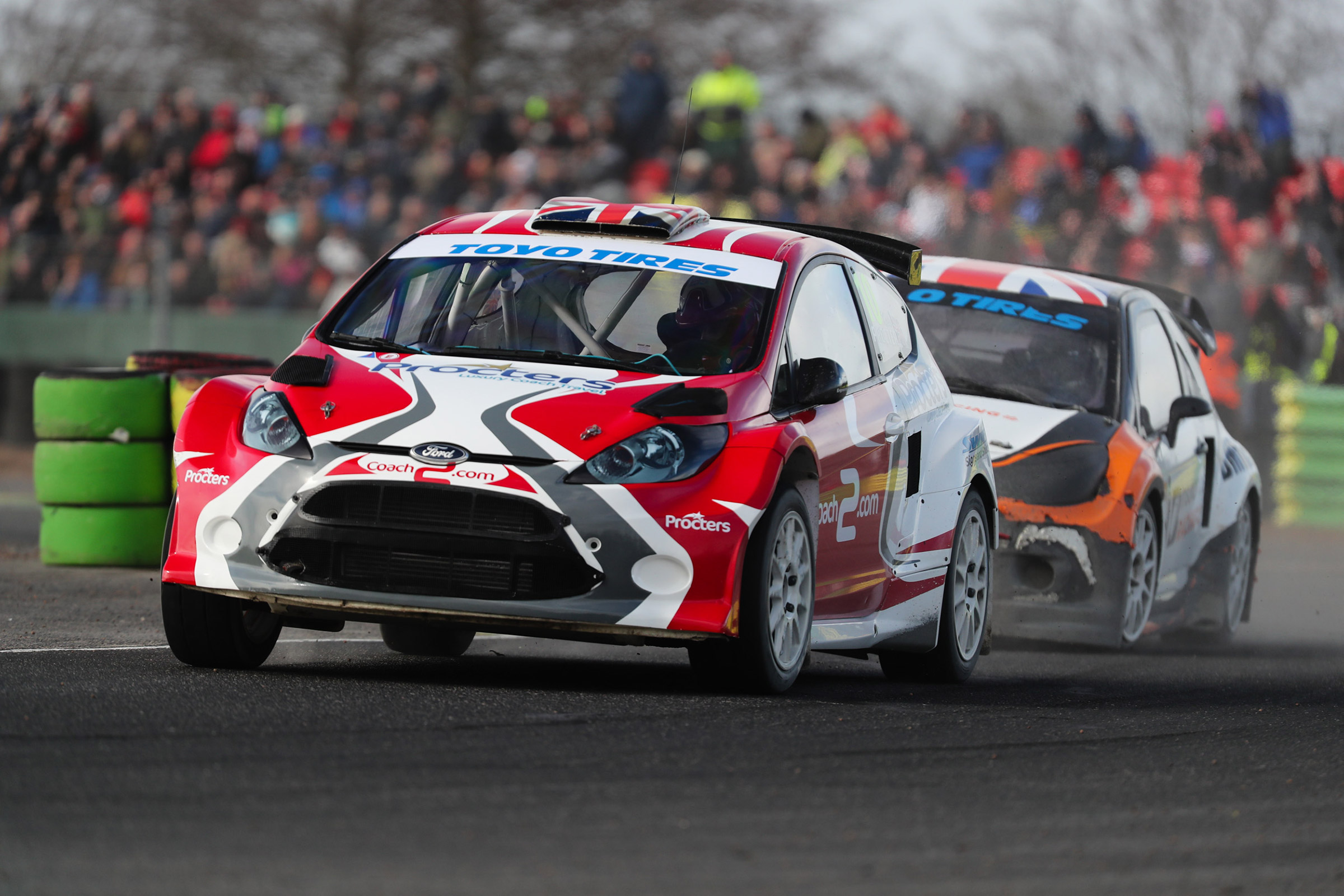 RallyCross Fiesta and DS3