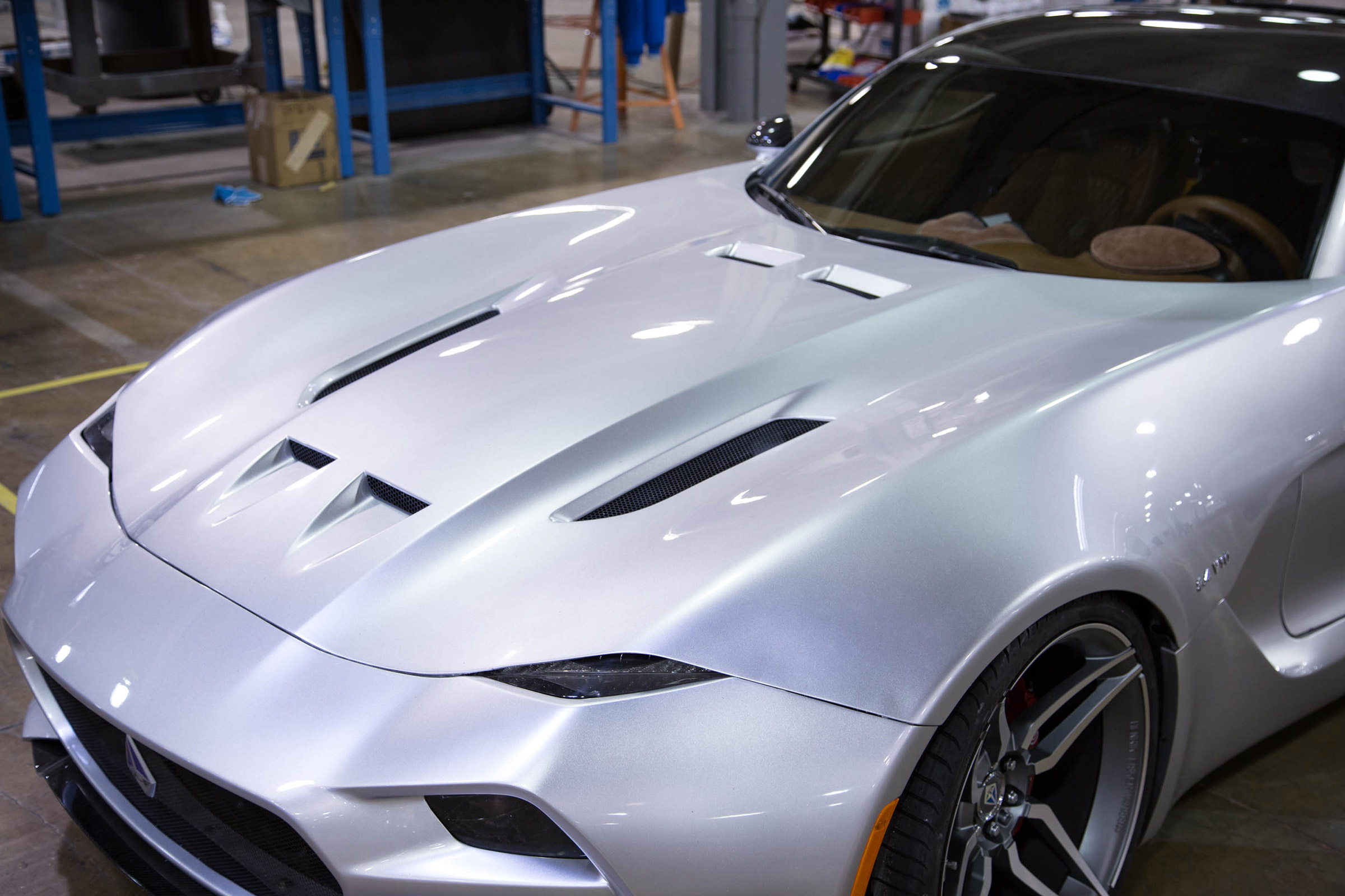 VLF Force 10 coupe hood