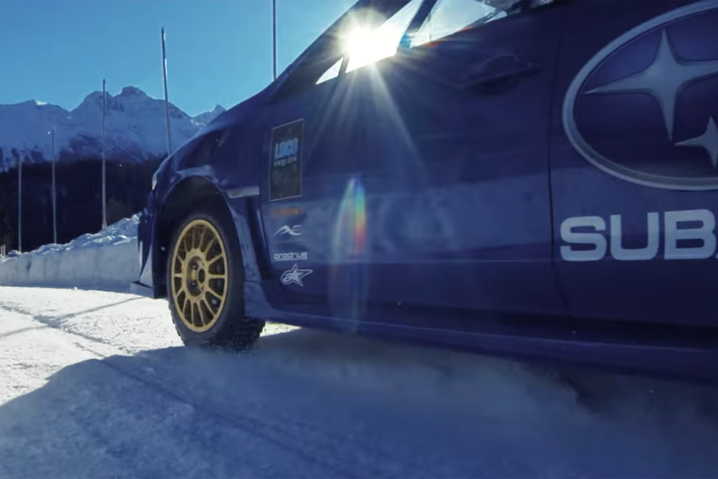 Subaru WRX STI bobsled run