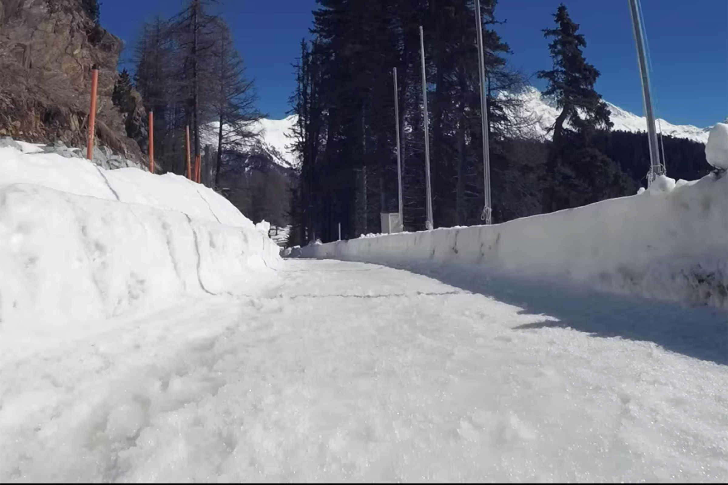 Subaru WRX STI bobsled run track
