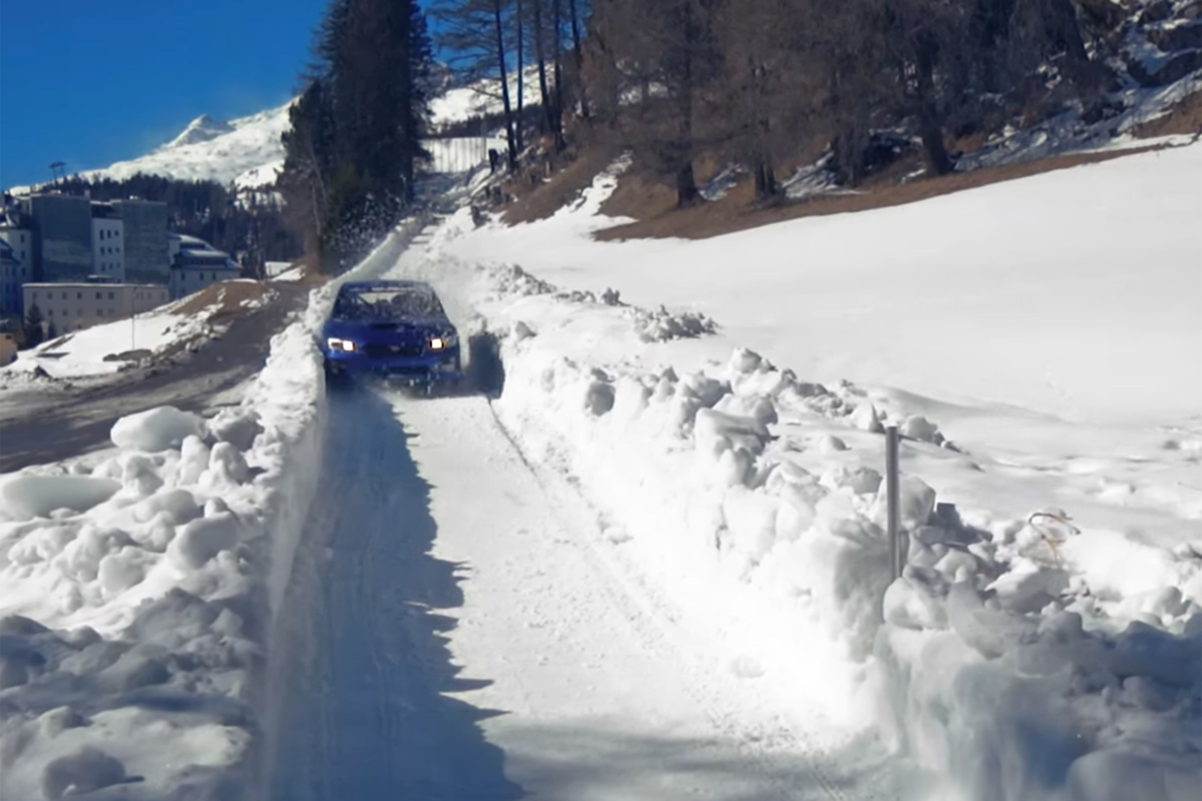 Subaru WRX STI bobsled run front