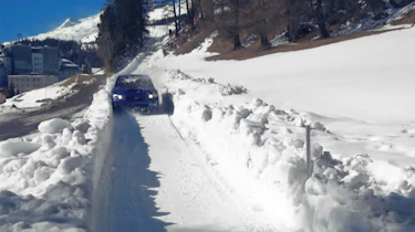 Subaru WRX STI bobsled run front