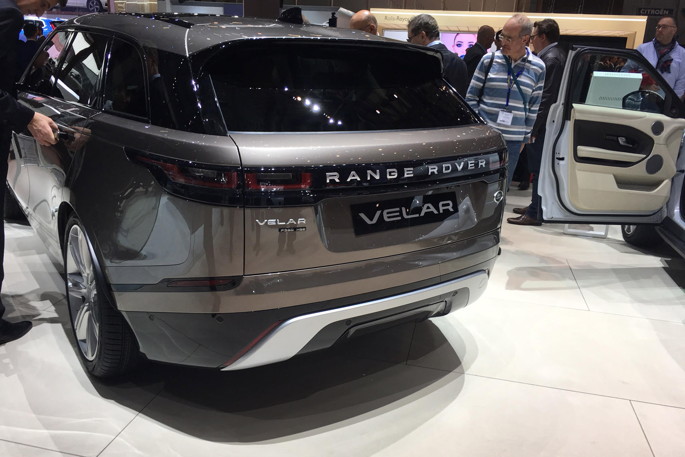 Range Rover Velar - Geneva rear three quarter