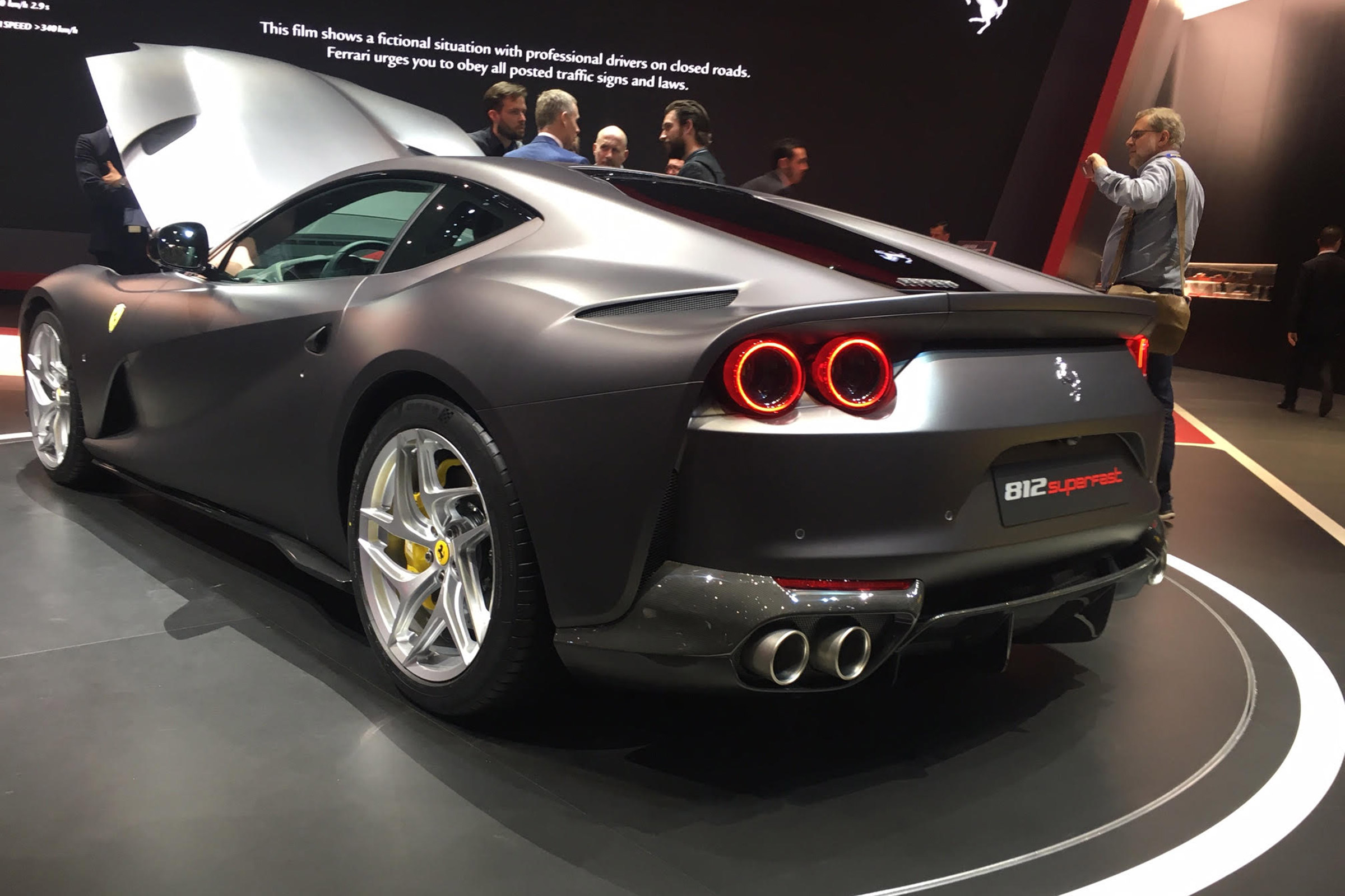 Ferrari 812 Superfast - Geneva rear three quarter
