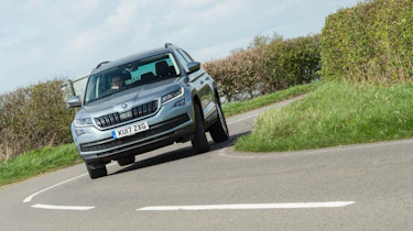 Skoda Kodiaq cornering