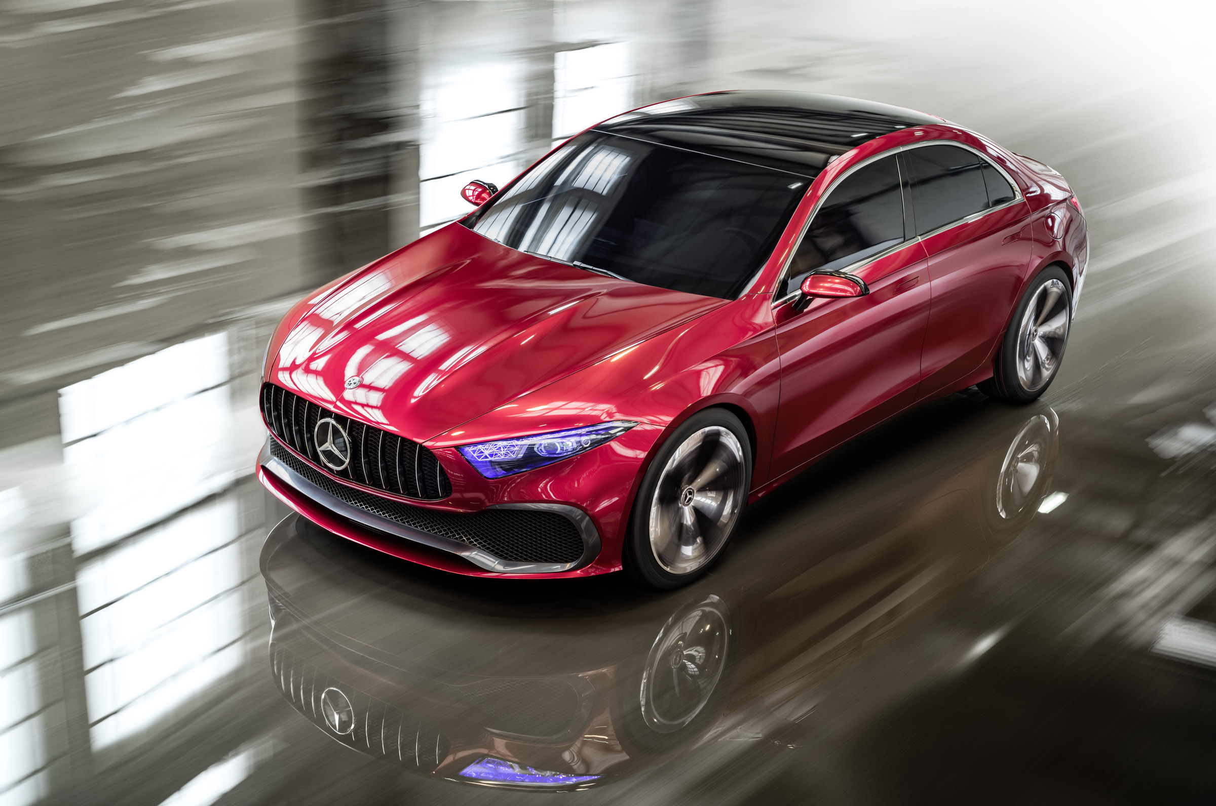 Mercedes-Benz Concept A Sedan top action