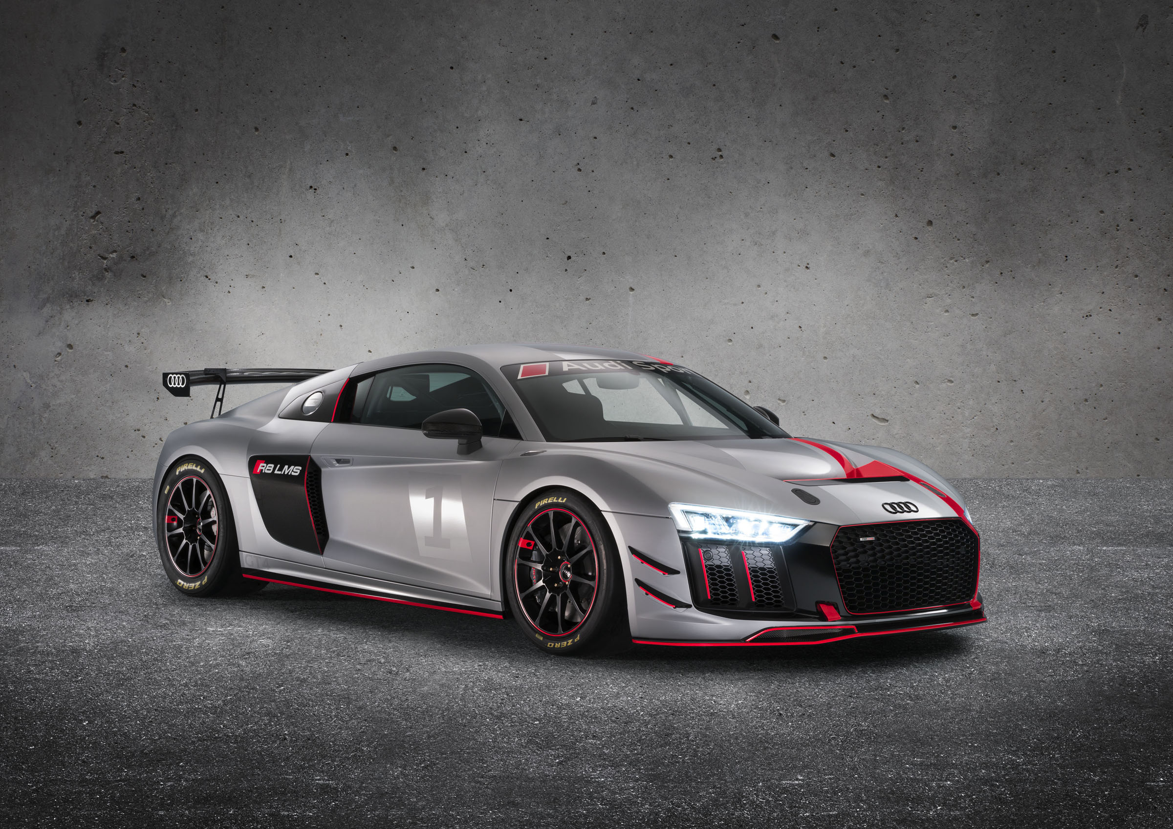Audi R8 LMS GT4 front three quarters