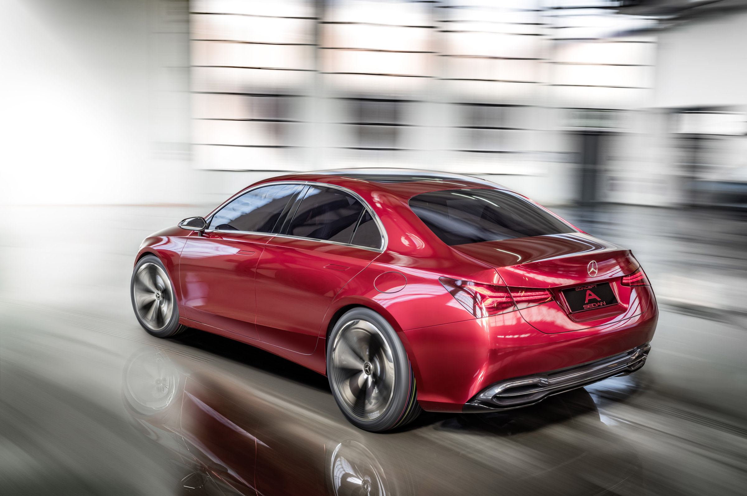 Mercedes-Benz Concept A Sedan rear action