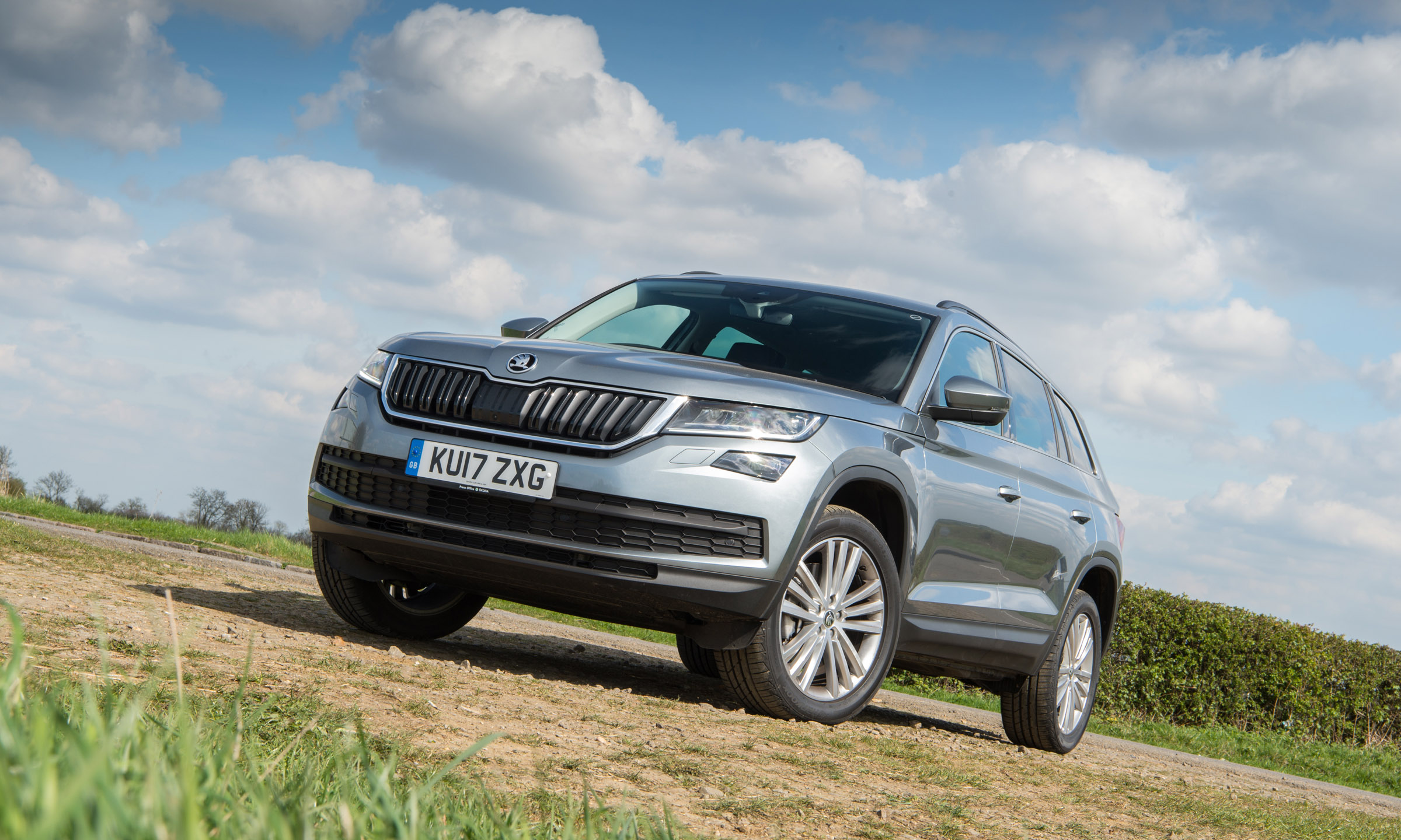 Skoda Kodiaq front three quarters