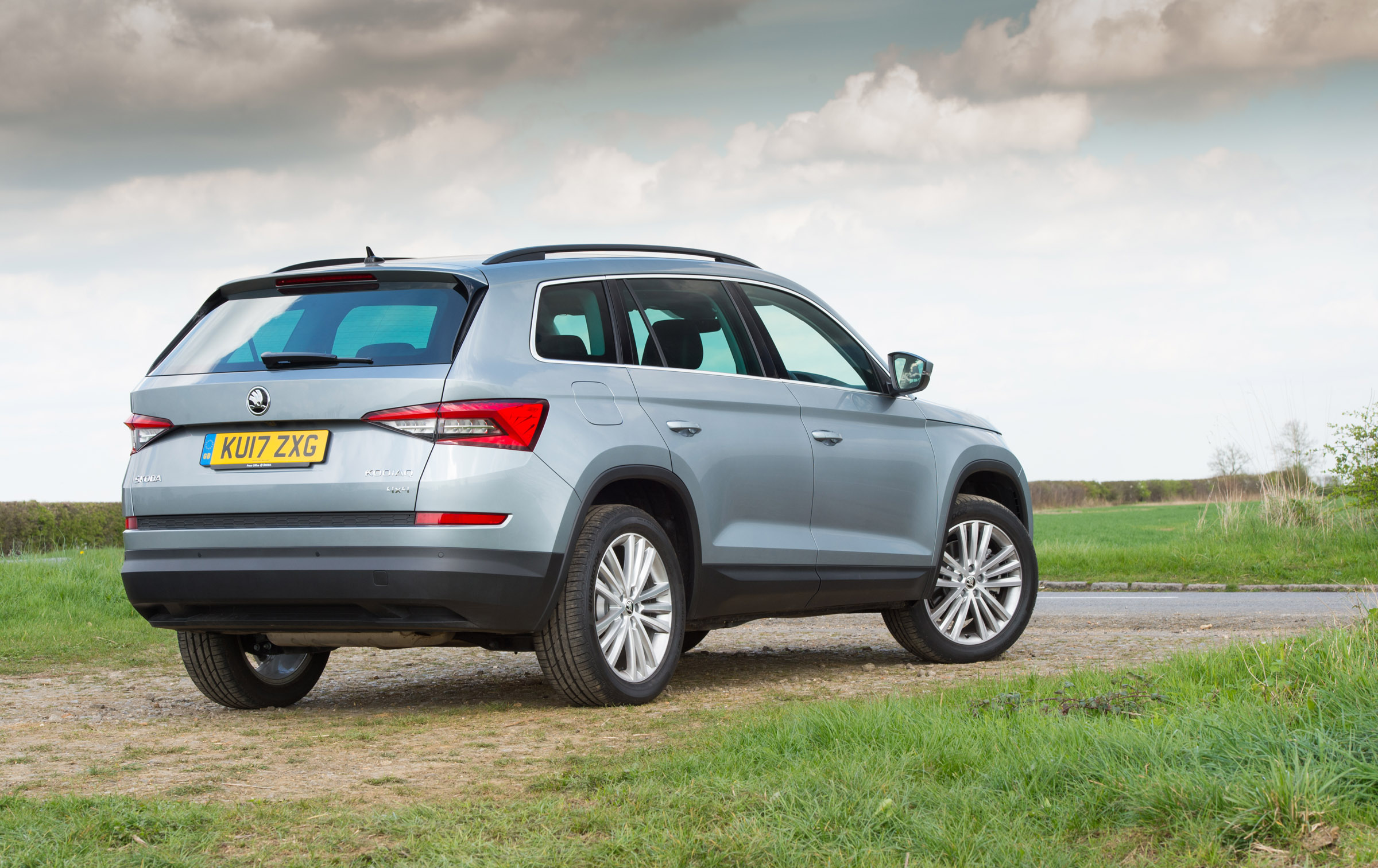 Skoda Kodiaq rear three quarters