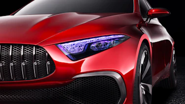 Mercedes-Benz Concept A Sedan front light