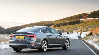 Audi S5 Sportback rear three quarters