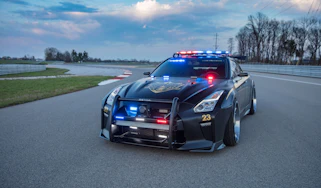 Nissan GT-R Police Pursuit #23 'Copzilla' - Front