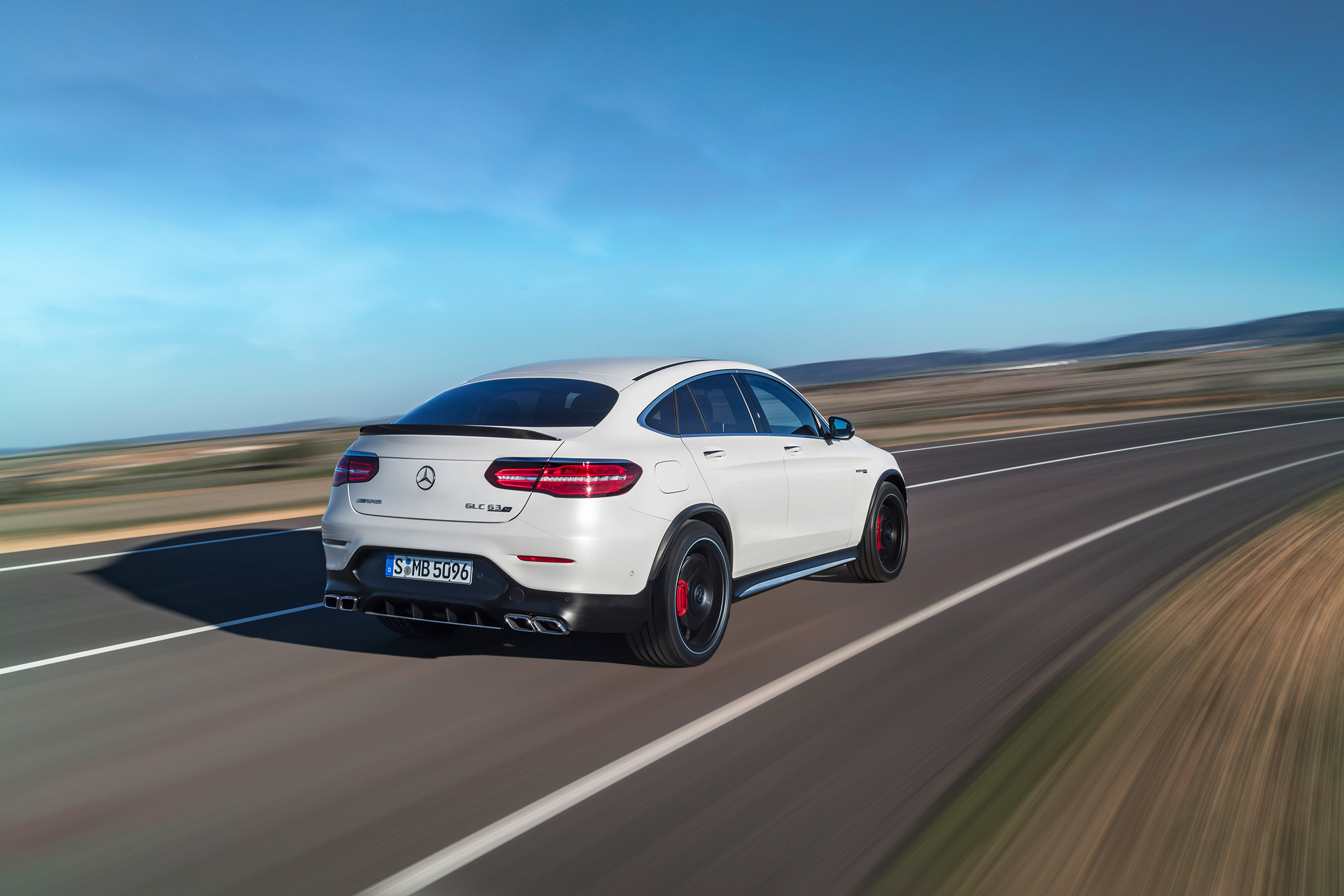 Mercedes-AMG GLC 63 Coupe rear tracking