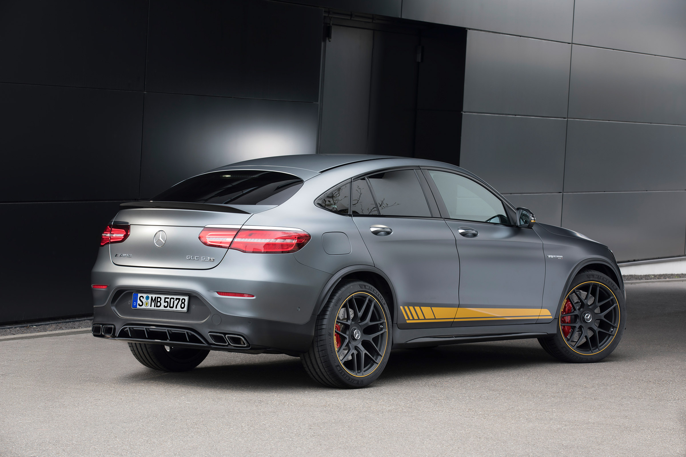 Mercedes-AMG GLC 63 Edition 1 rear three quarter
