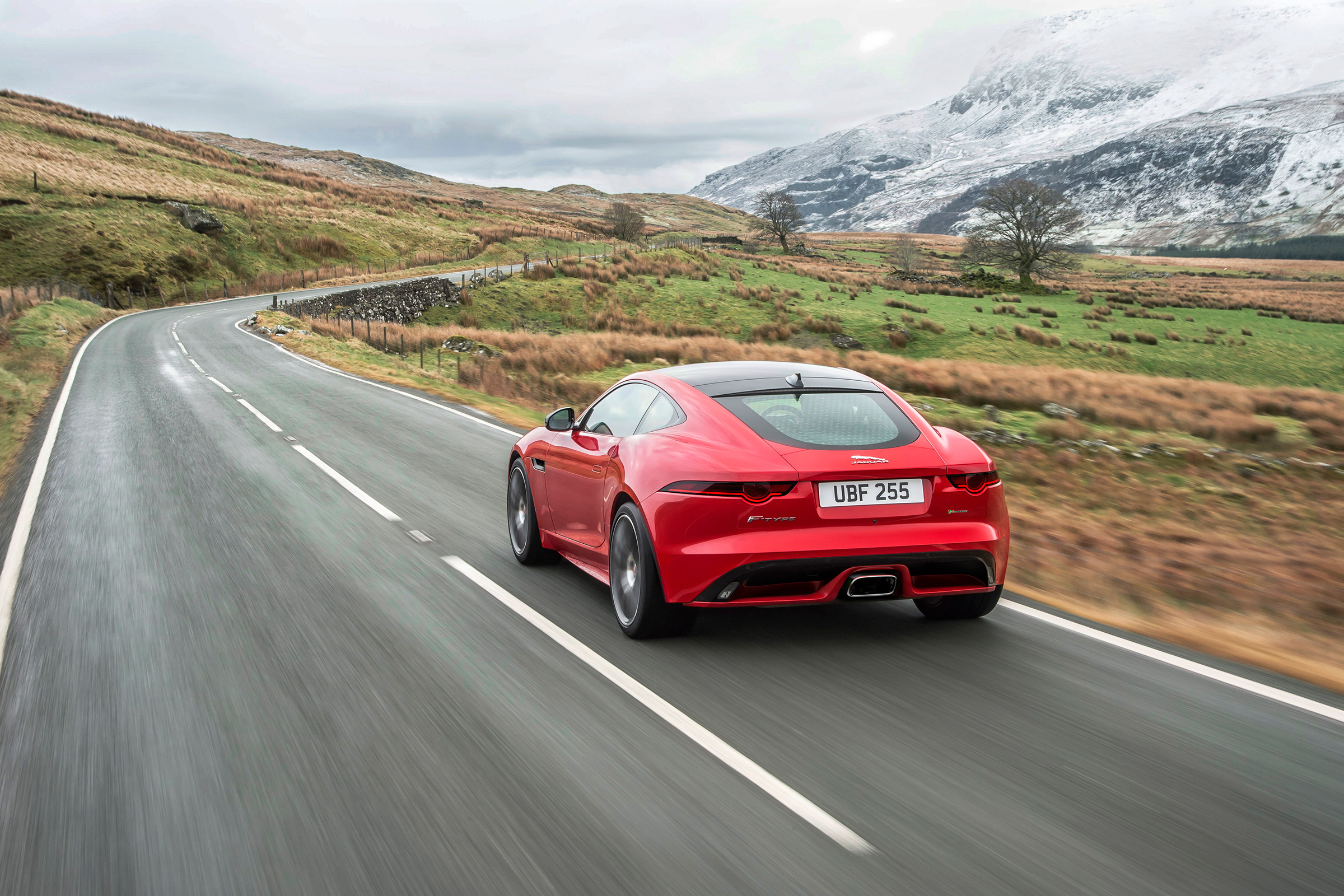 Jaguar F-Type four-cylinder - rear tracking