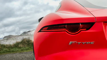 Jaguar F-Type four-cylinder - tail light detail