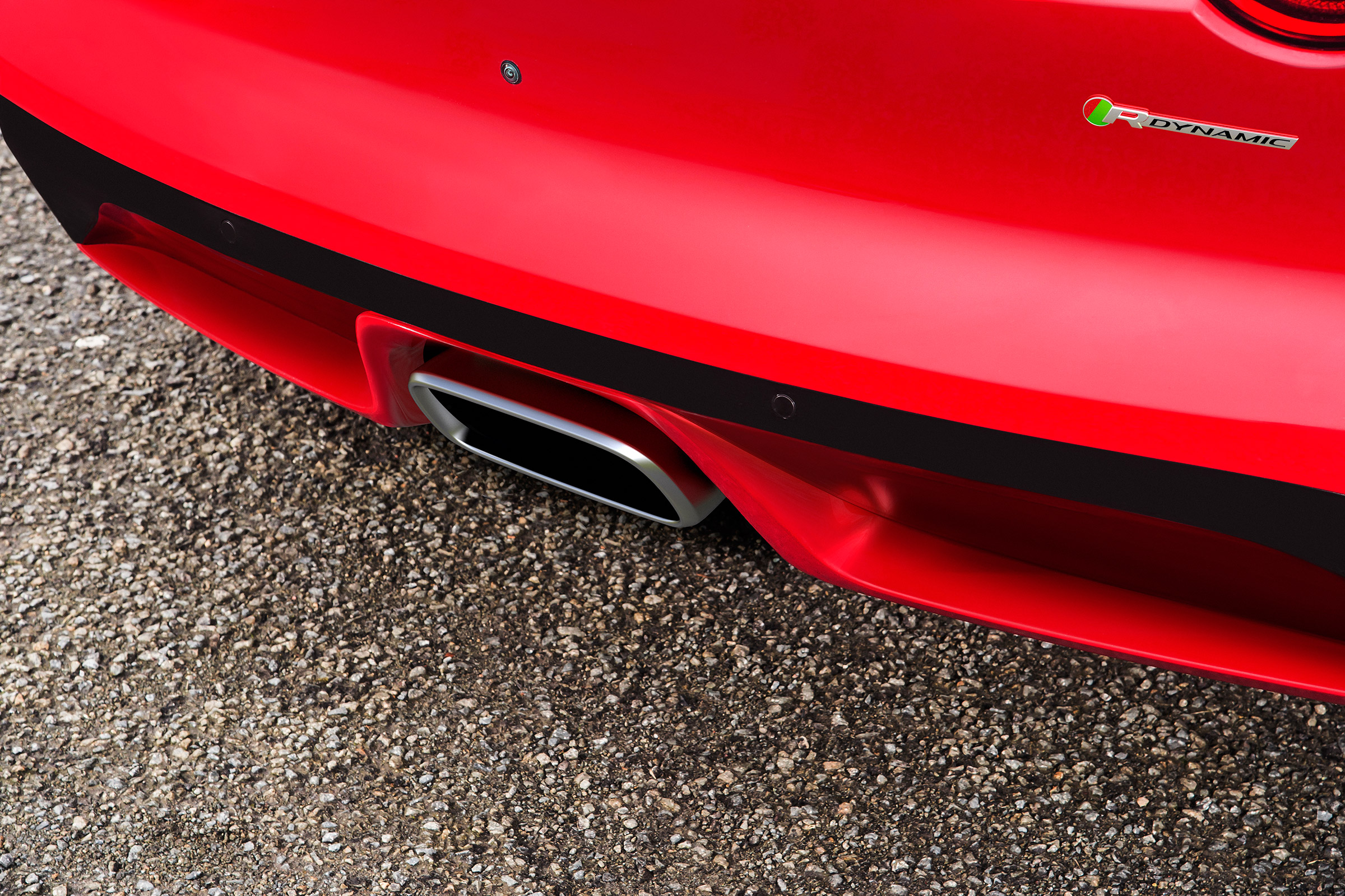 Jaguar F-Type four-cylinder - exhaust detail