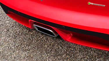 Jaguar F-Type four-cylinder - exhaust detail