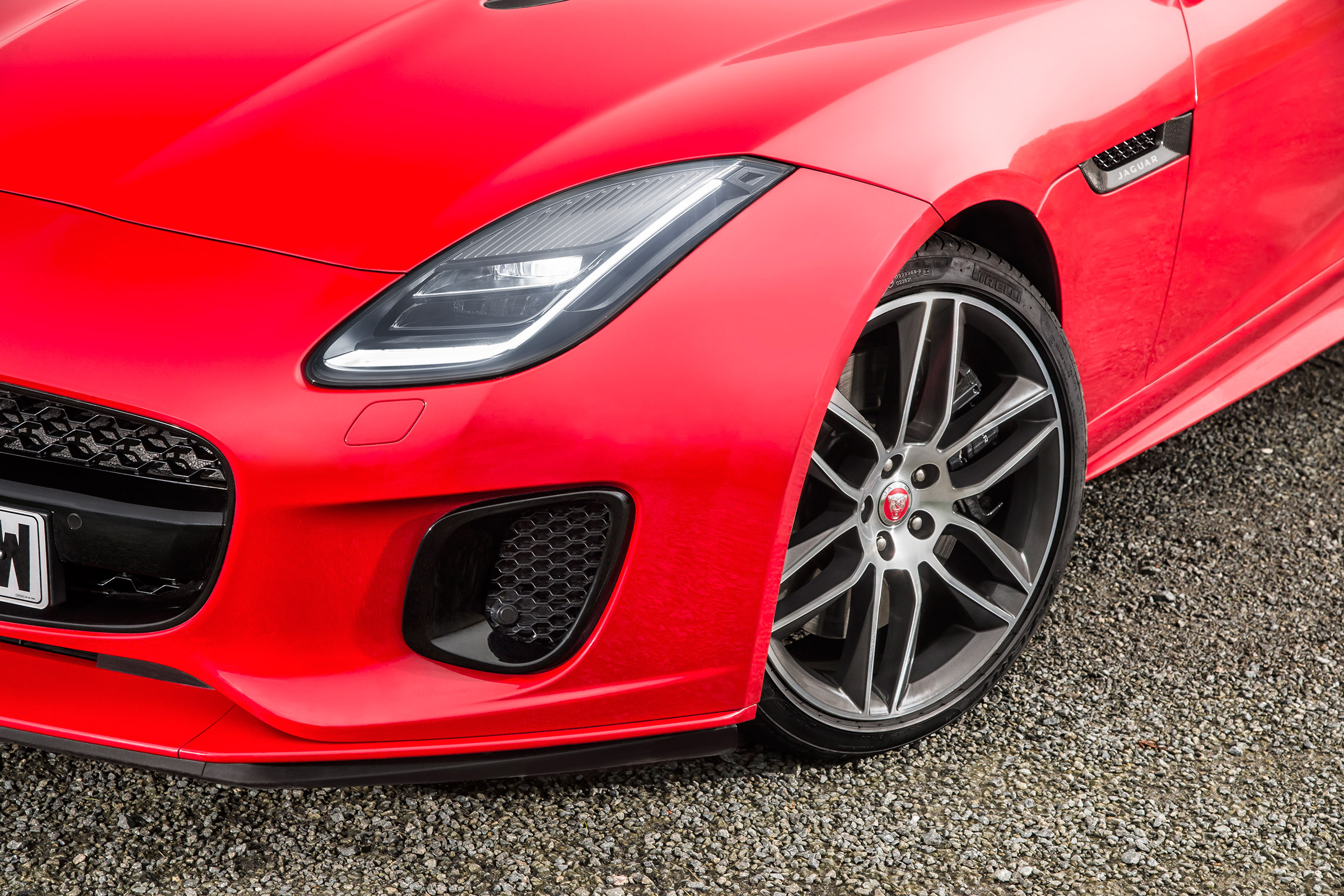 Jaguar F-Type four-cylinder - headlight detail