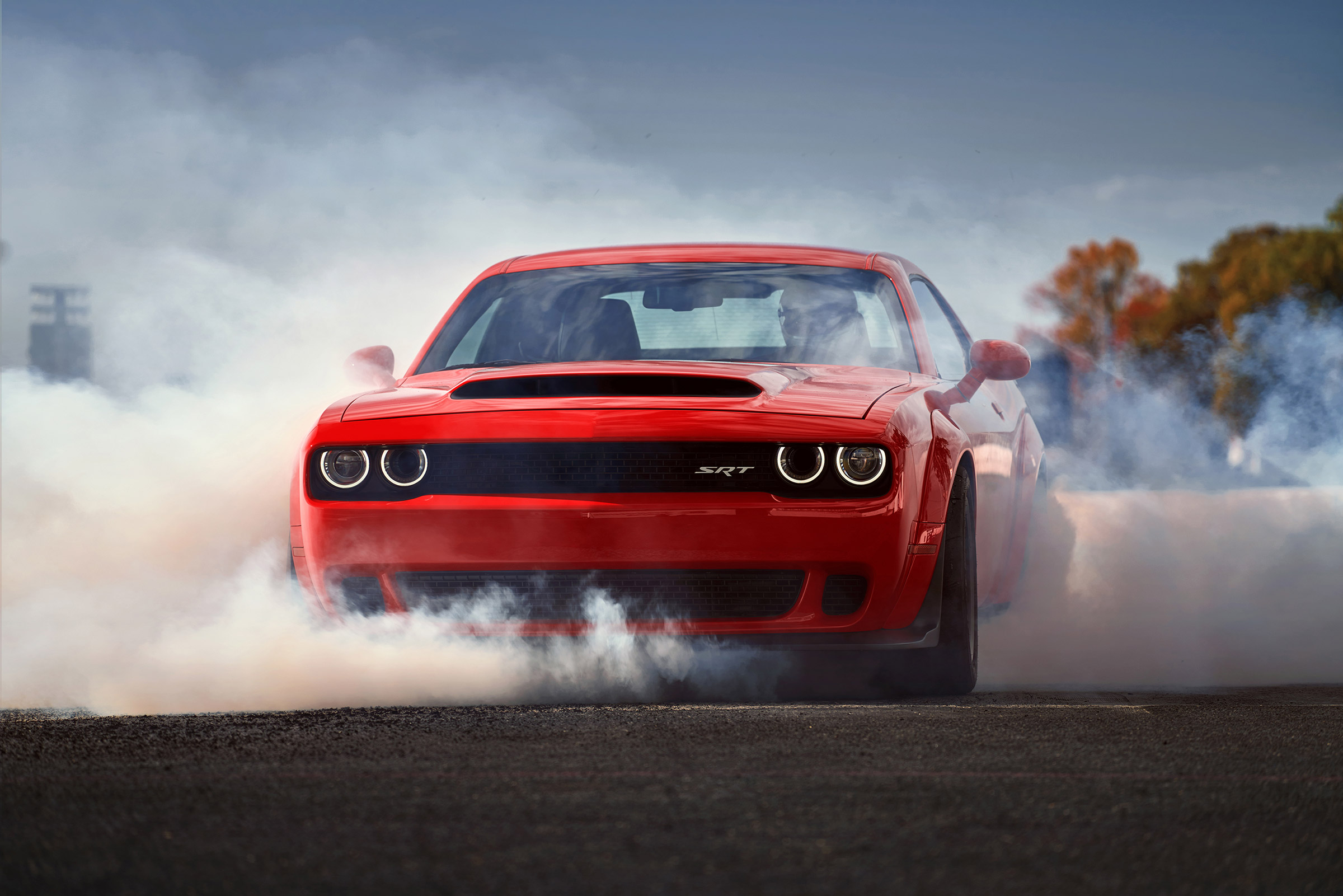 Dodge Demon burnout
