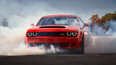 Dodge Demon burnout
