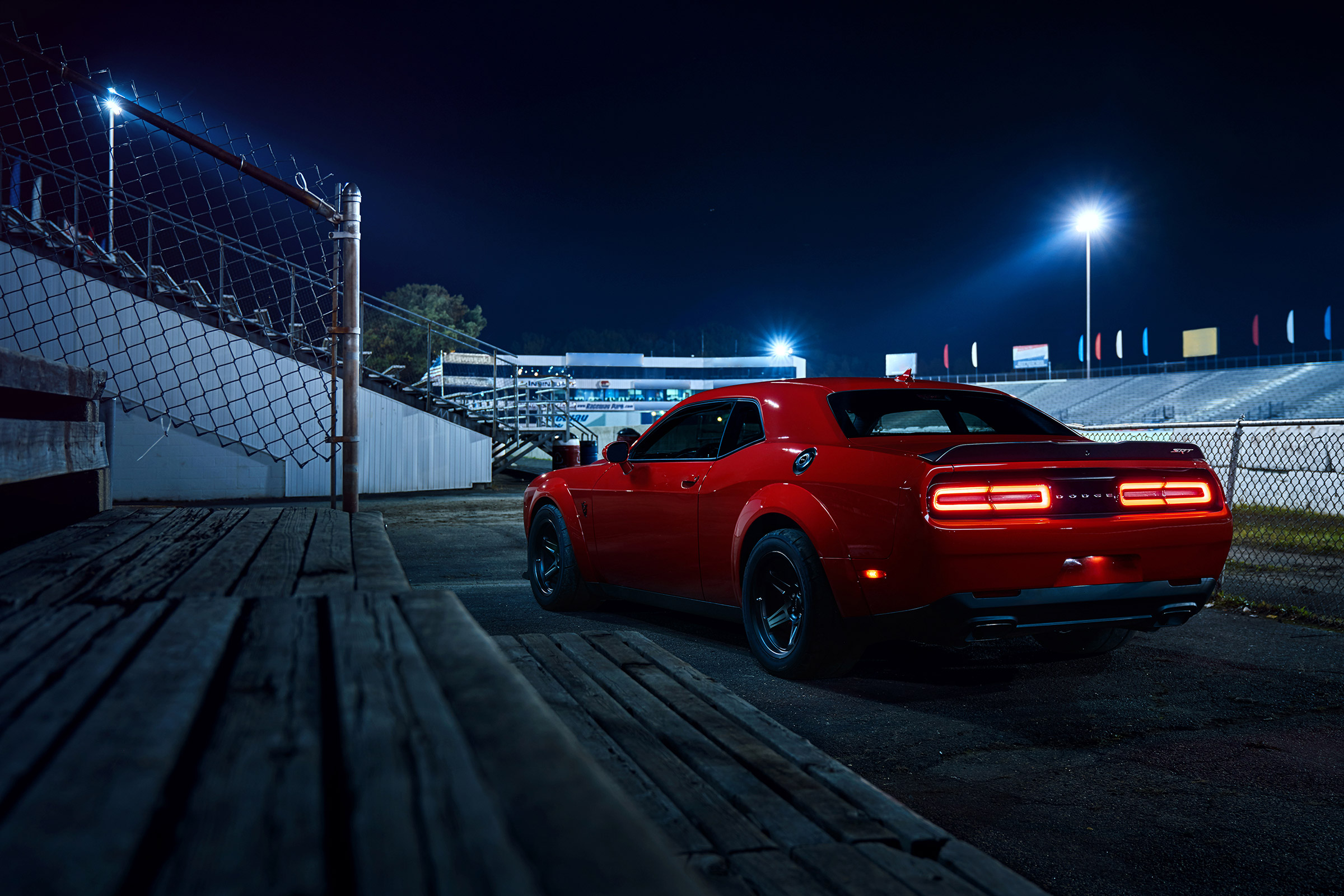 Dodge Demon night rear
