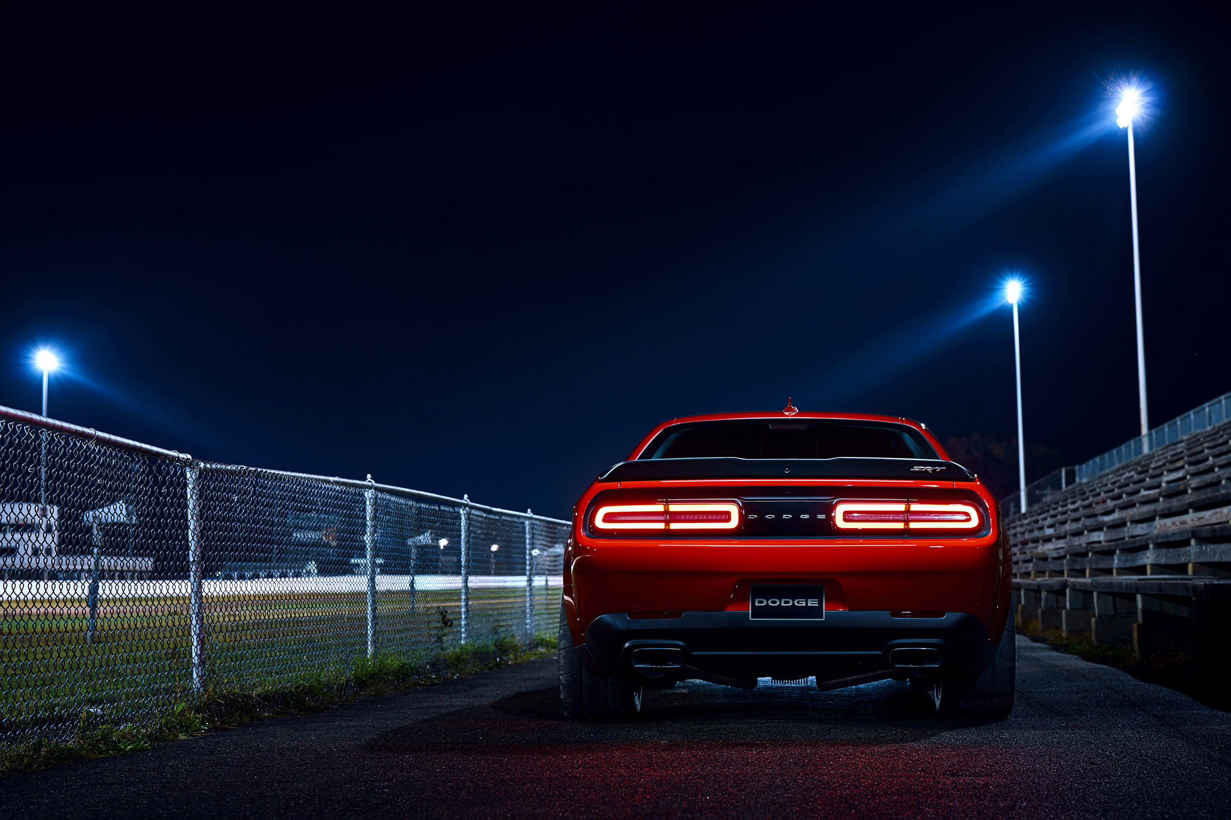 Dodge Demon night rear 1