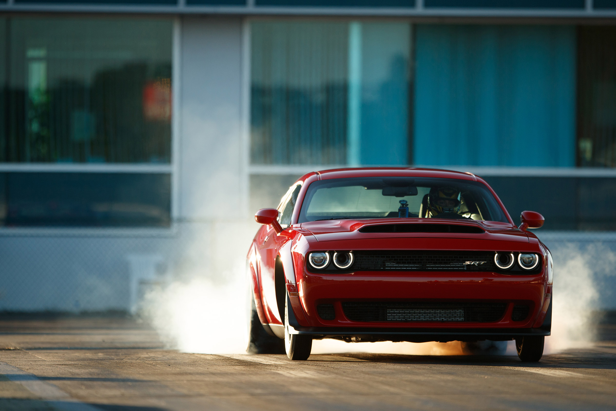 Dodge Demon skinny wheels