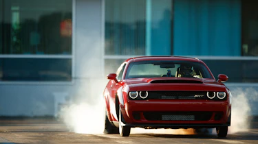 Dodge Demon skinny wheels