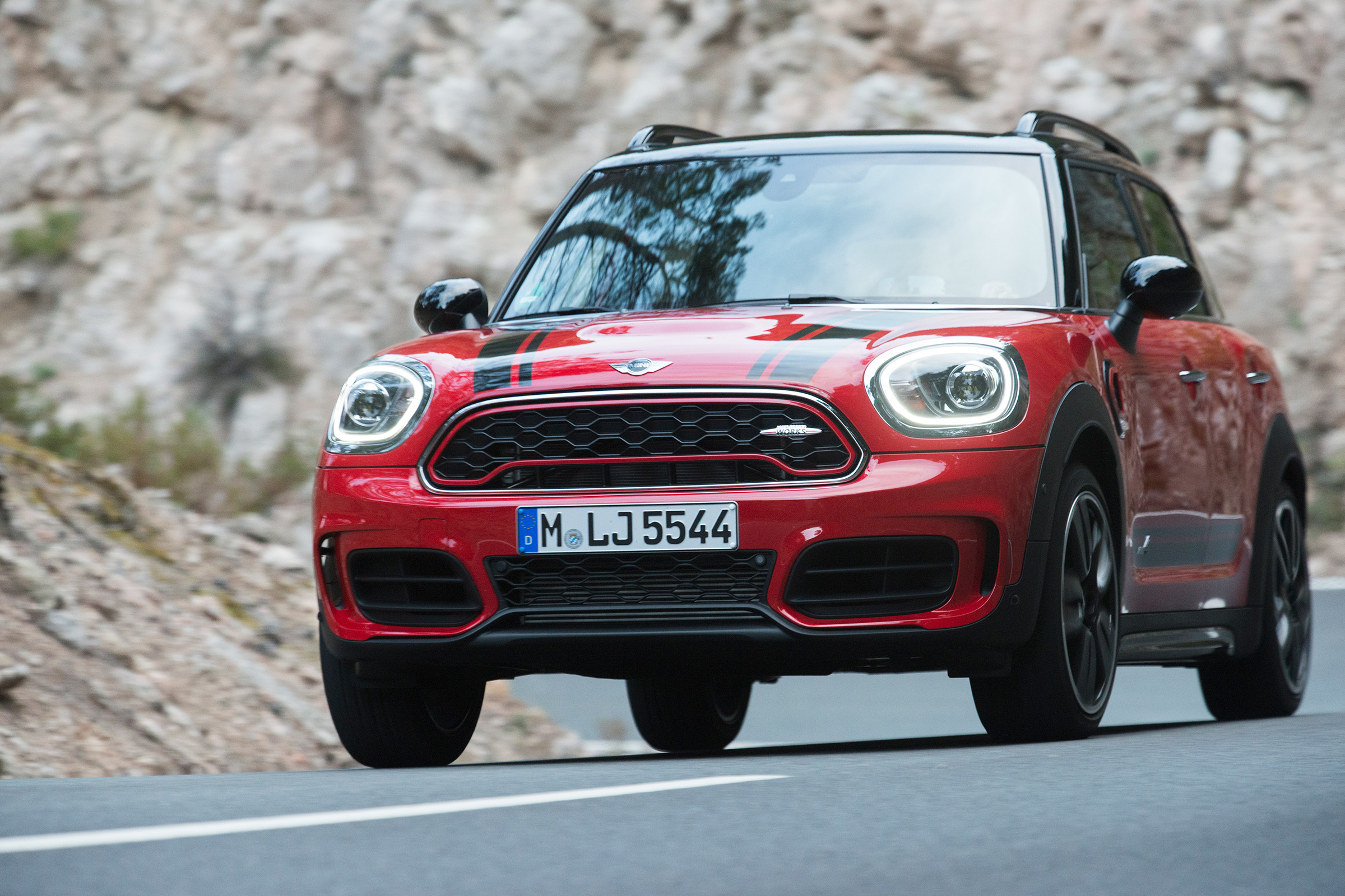 2017 MINI Countryman JCW - front cornering