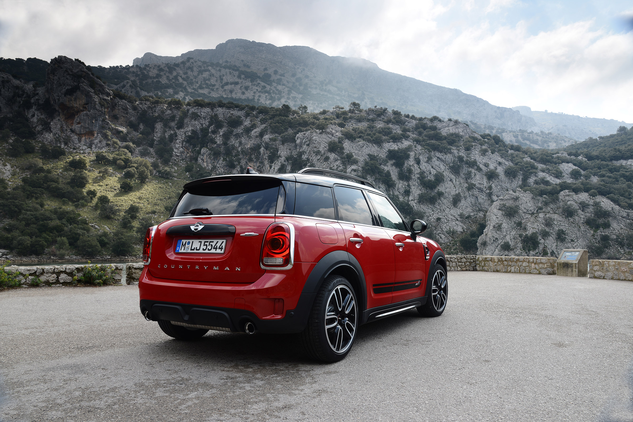 2017 MINI Countryman JCW - rear three quarter