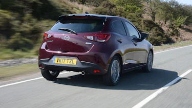2017 Mazda 2 - rear purple