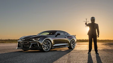 Hennessey Camaro - front with cross..