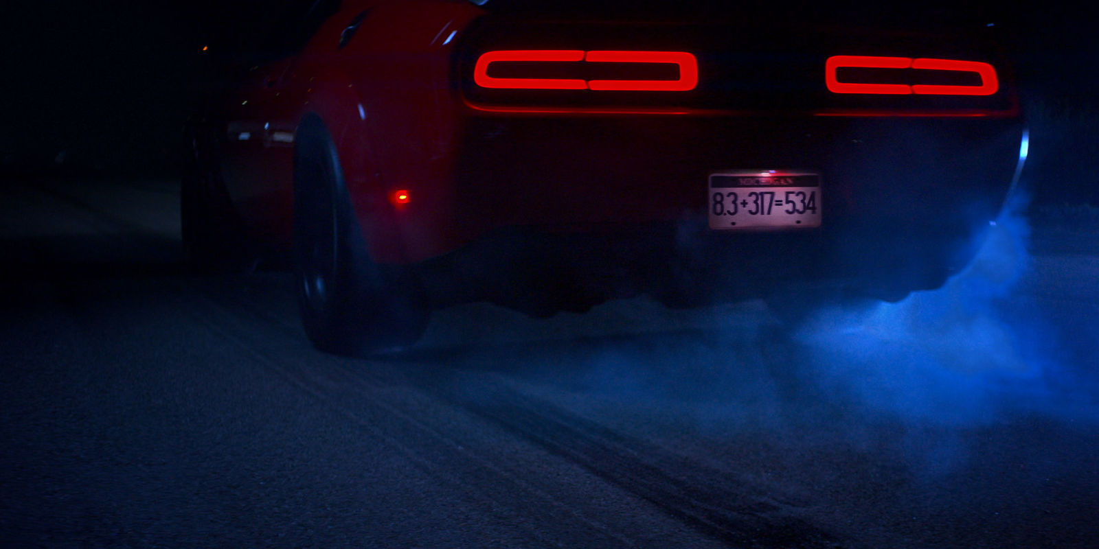 Dodge Demon skid