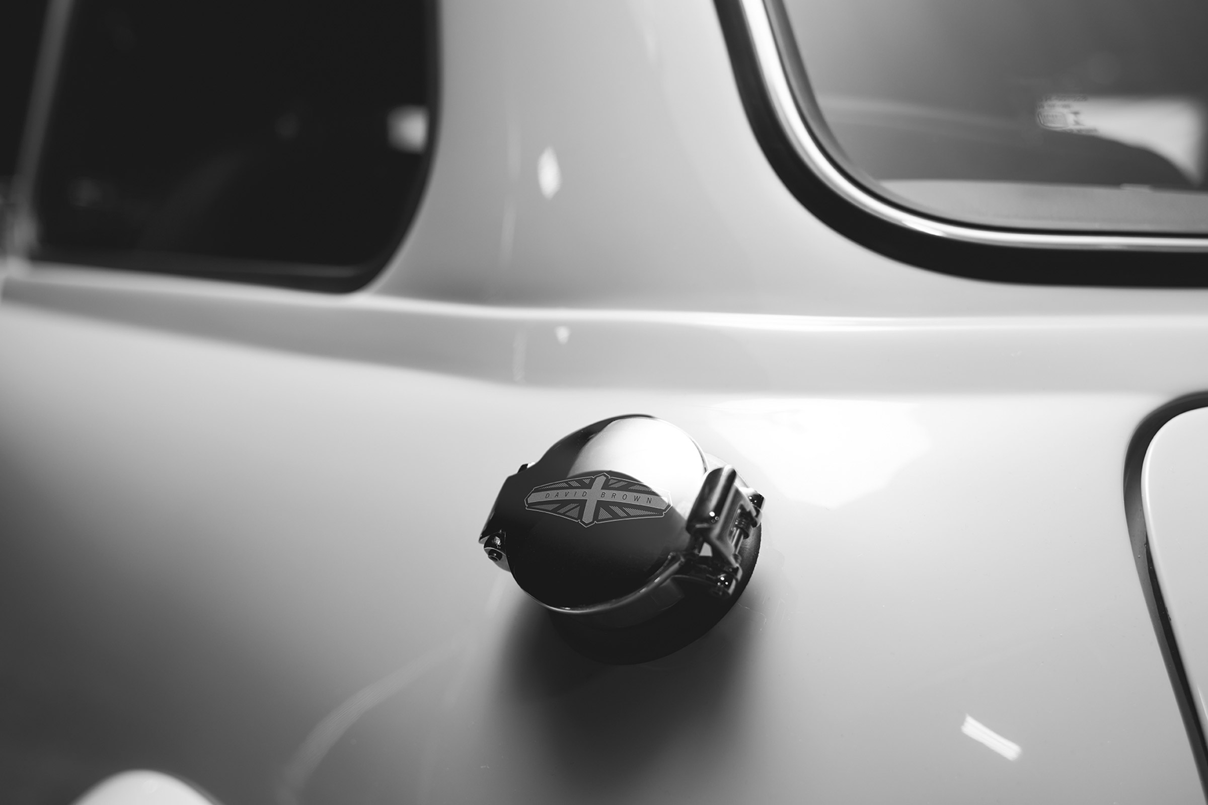 David Brown Automotive Mini Remastered fuel filler