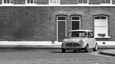 David Brown Automotive Mini Remastered dynamic shot