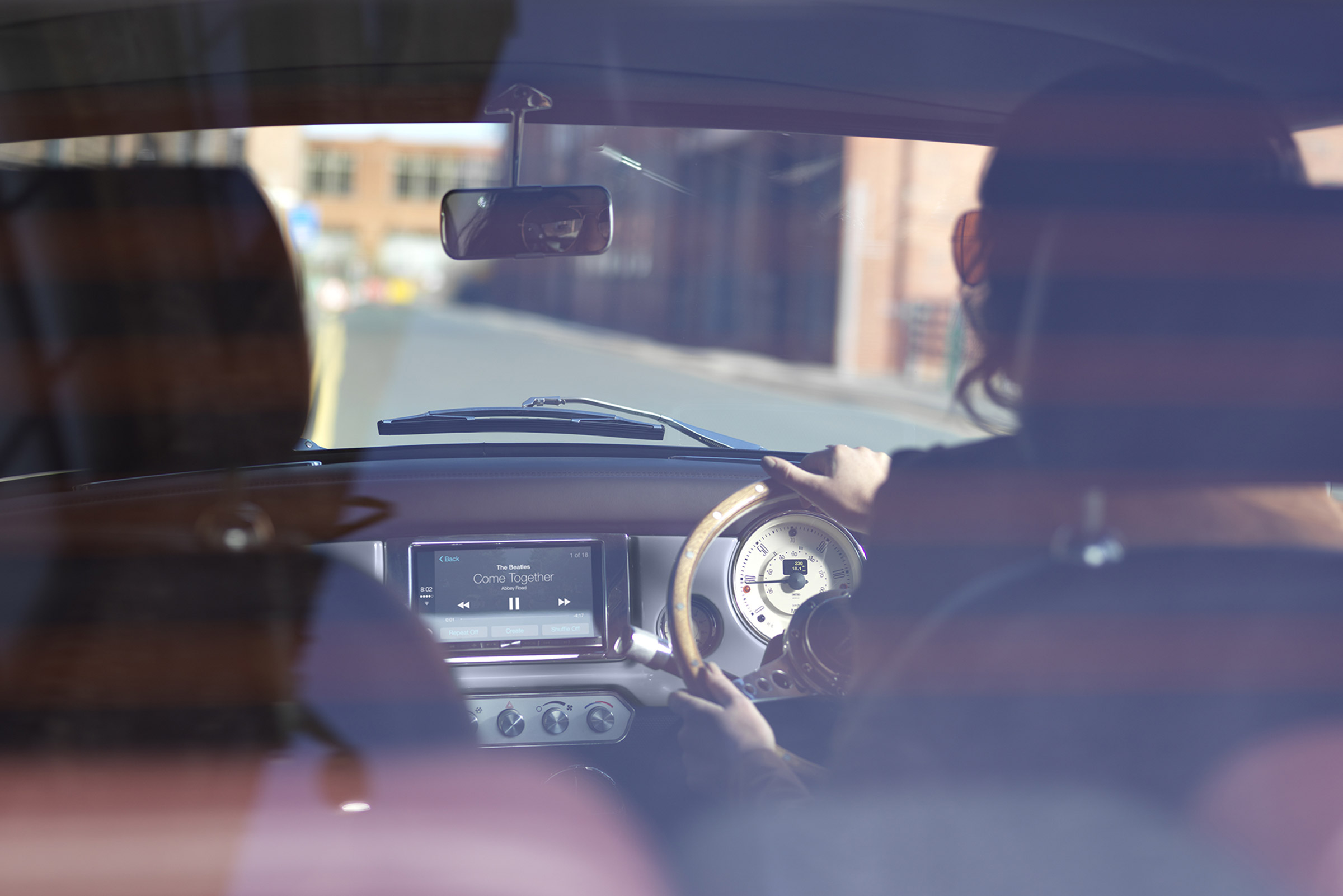 David Brown Automotive Mini Remastered interior arty
