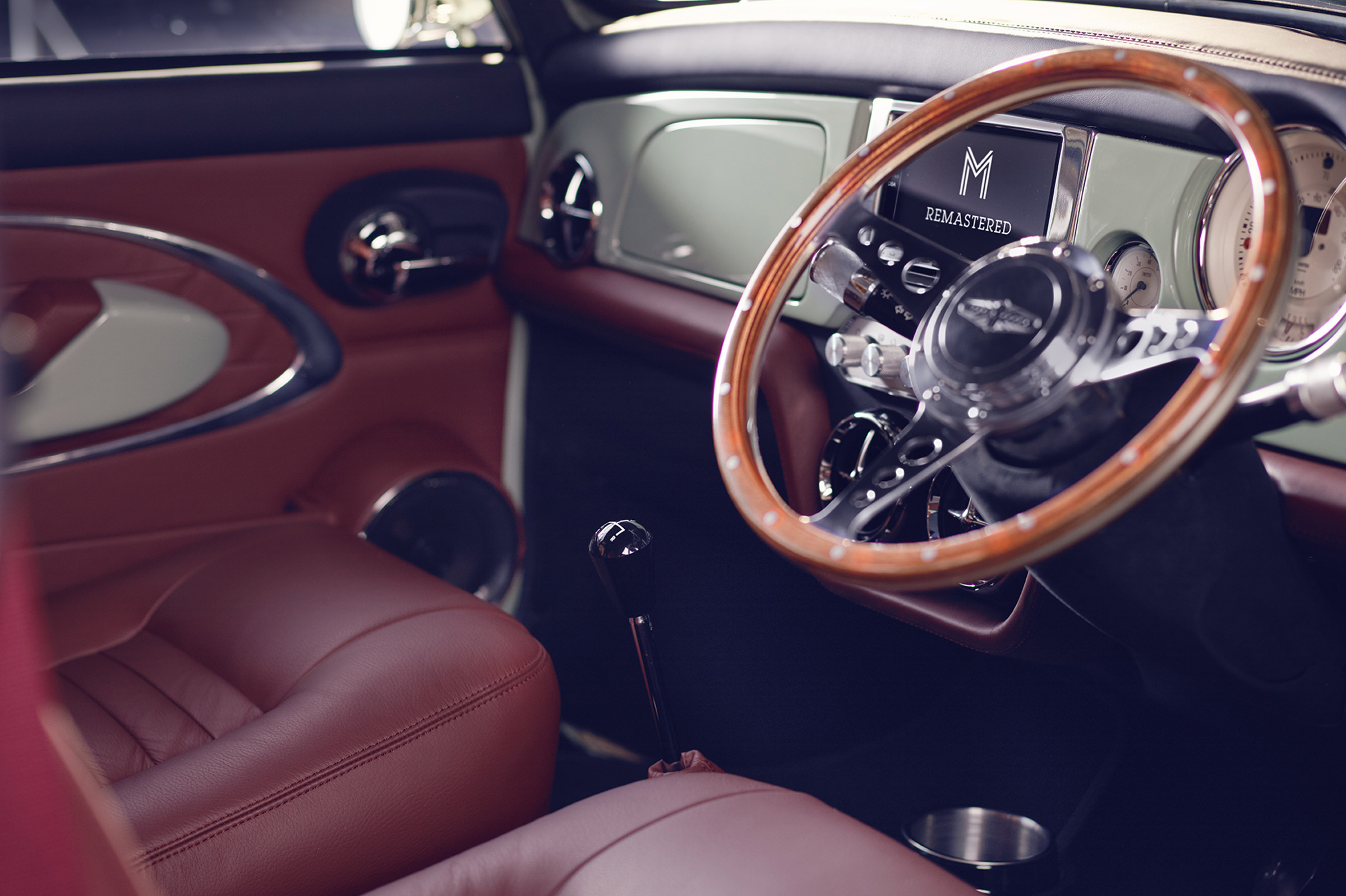 David Brown Automotive Mini Remastered interior