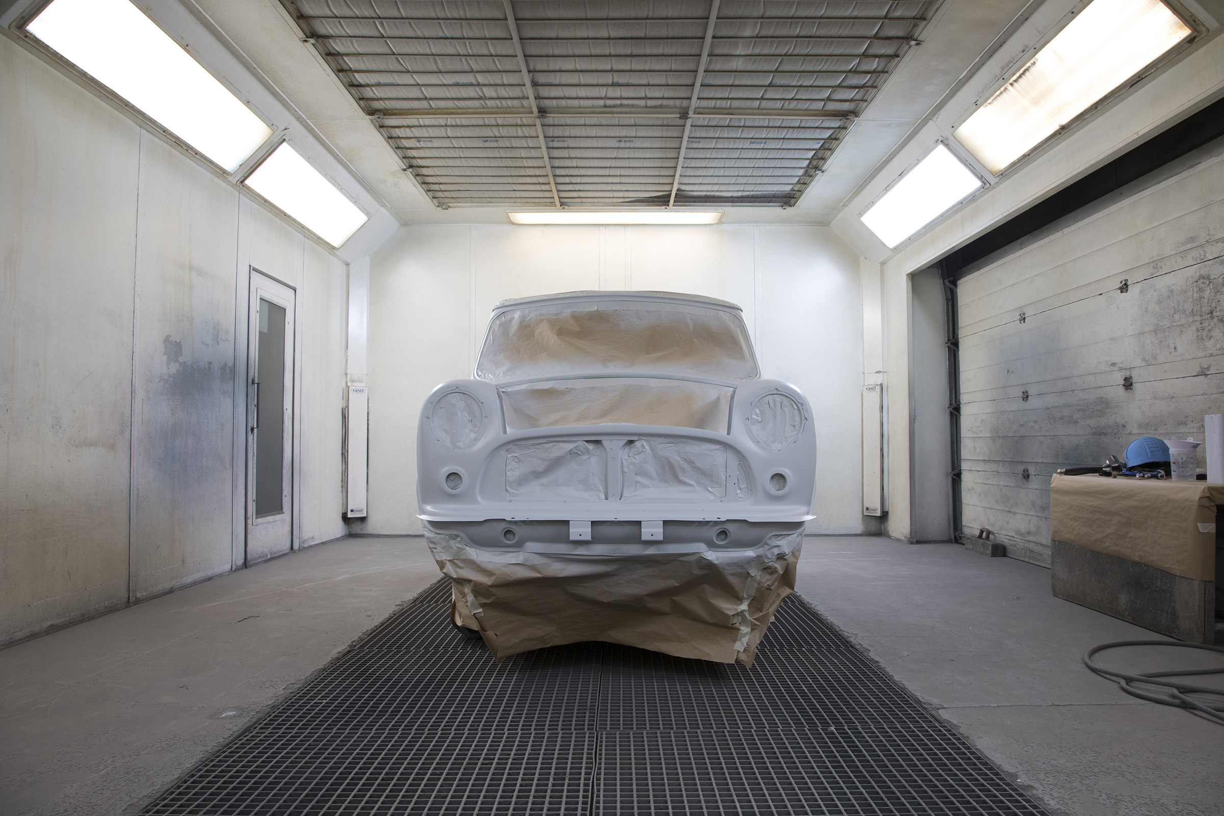David Brown Automotive Mini Remastered paintshop