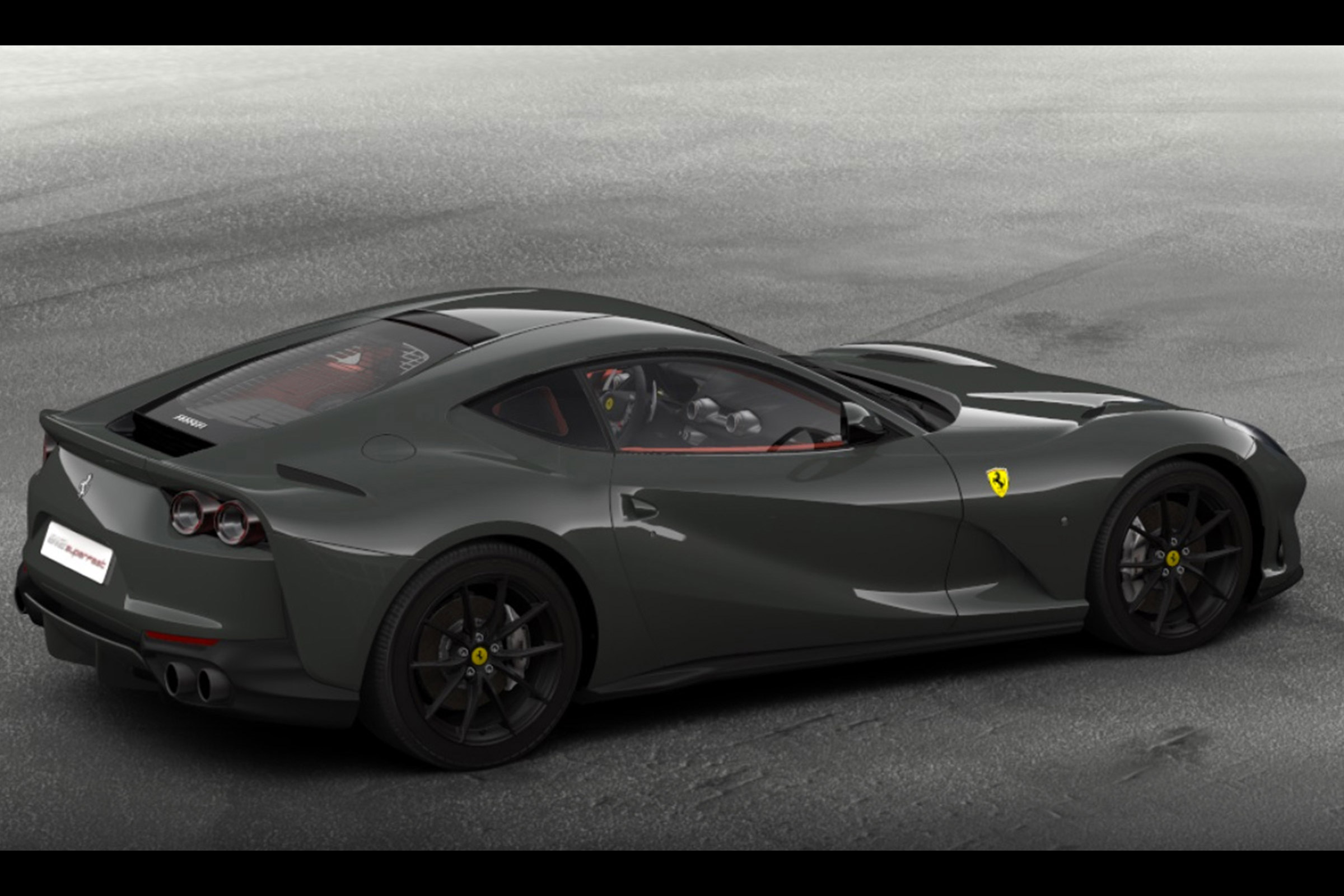 Ferrari 812 Superfast configured grey 2
