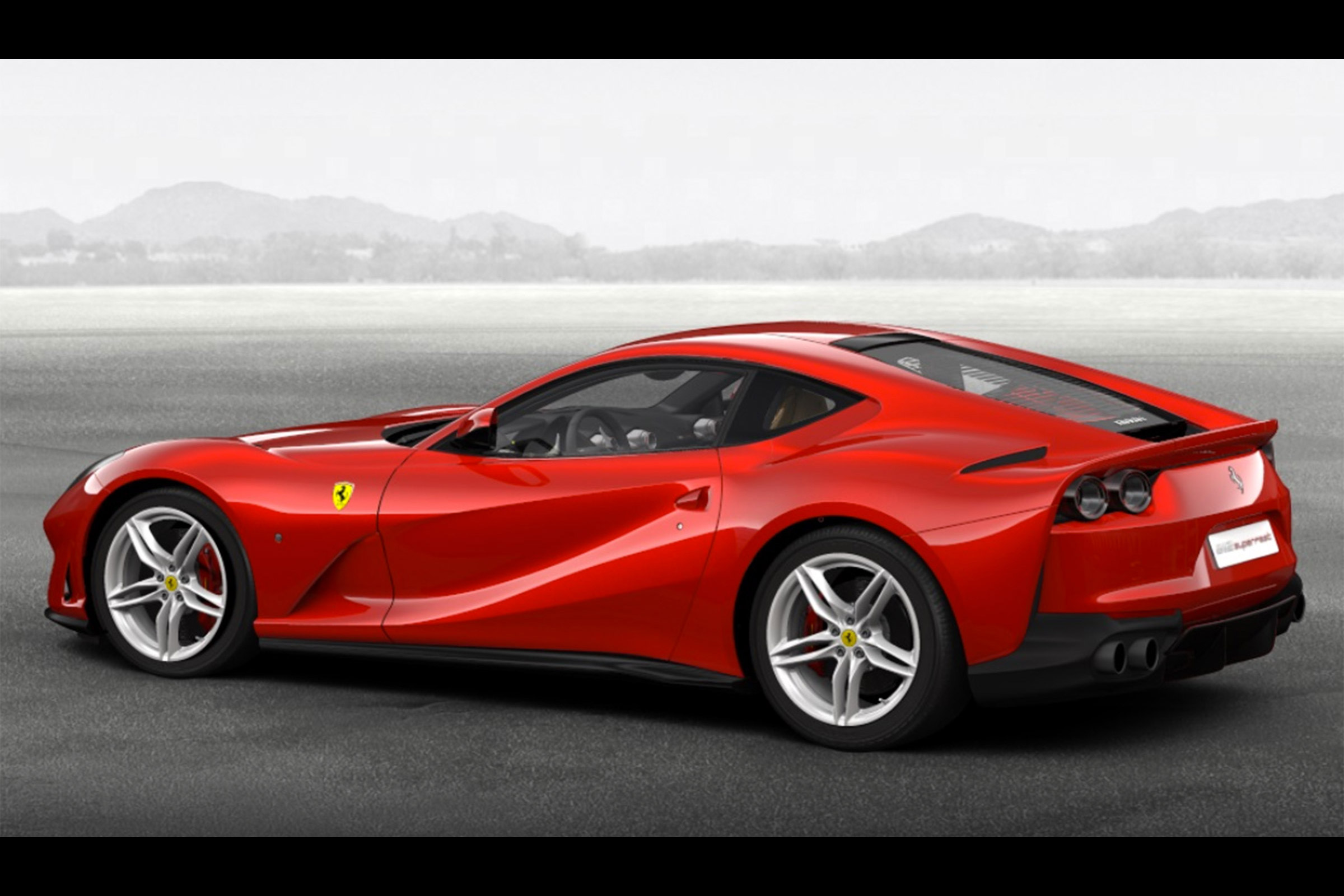 Ferrari 812 Superfast configured red 1