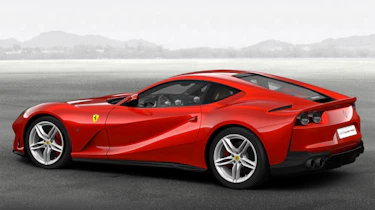 Ferrari 812 Superfast configured red 1