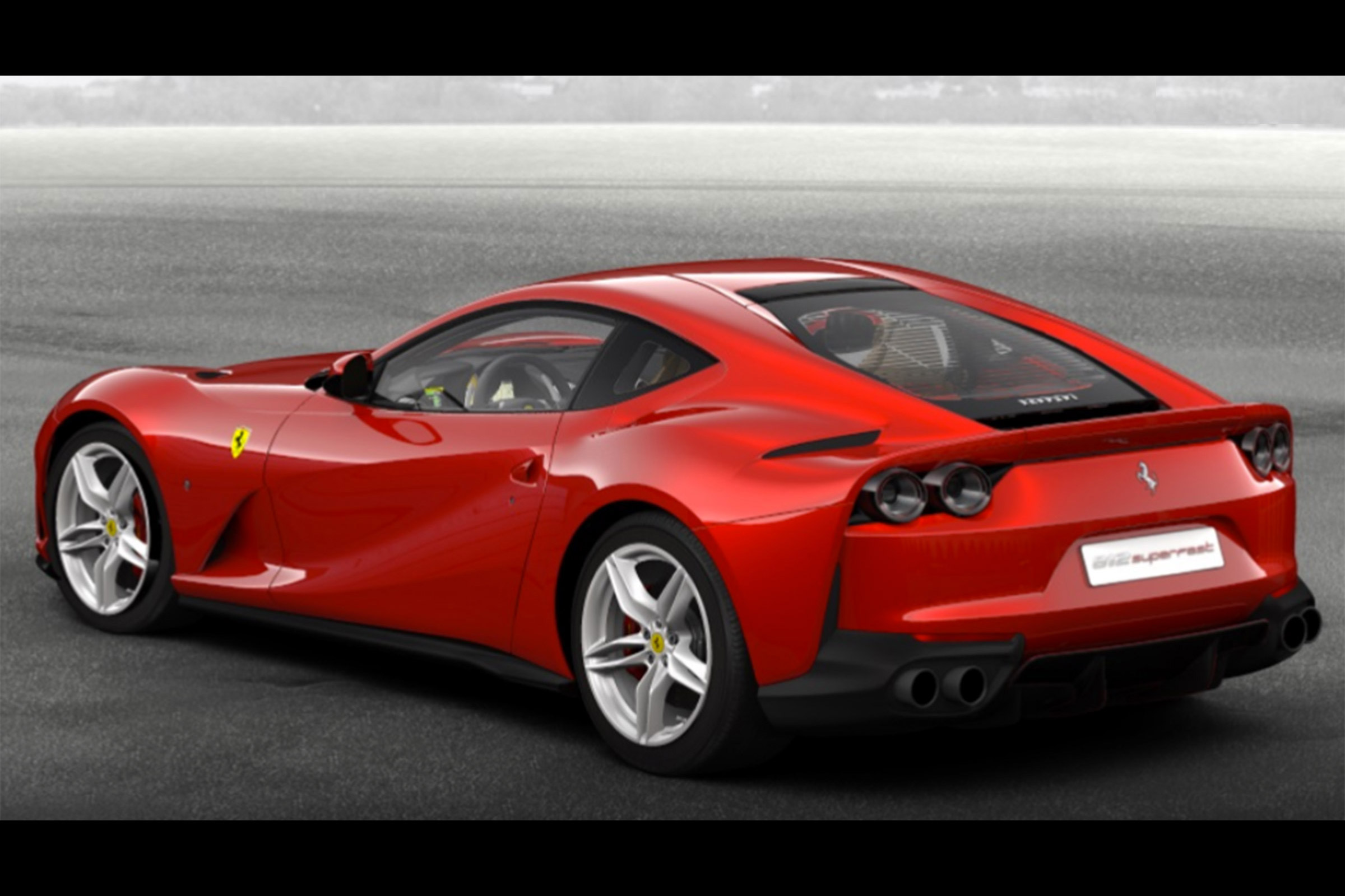Ferrari 812 Superfast configured red 3