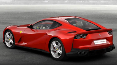 Ferrari 812 Superfast configured red 3