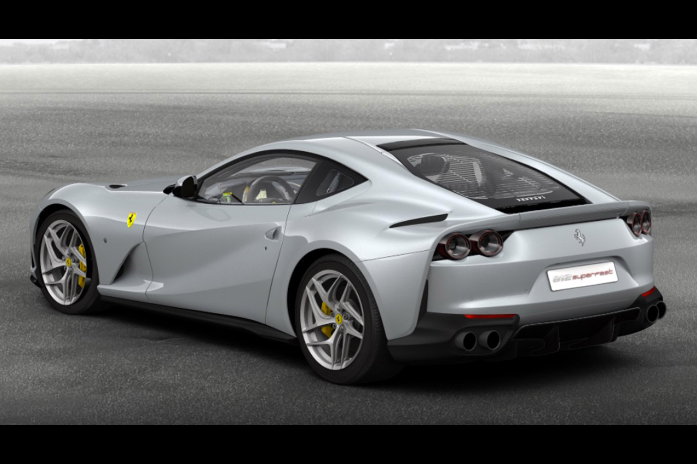 Ferrari 812 Superfast configured silver