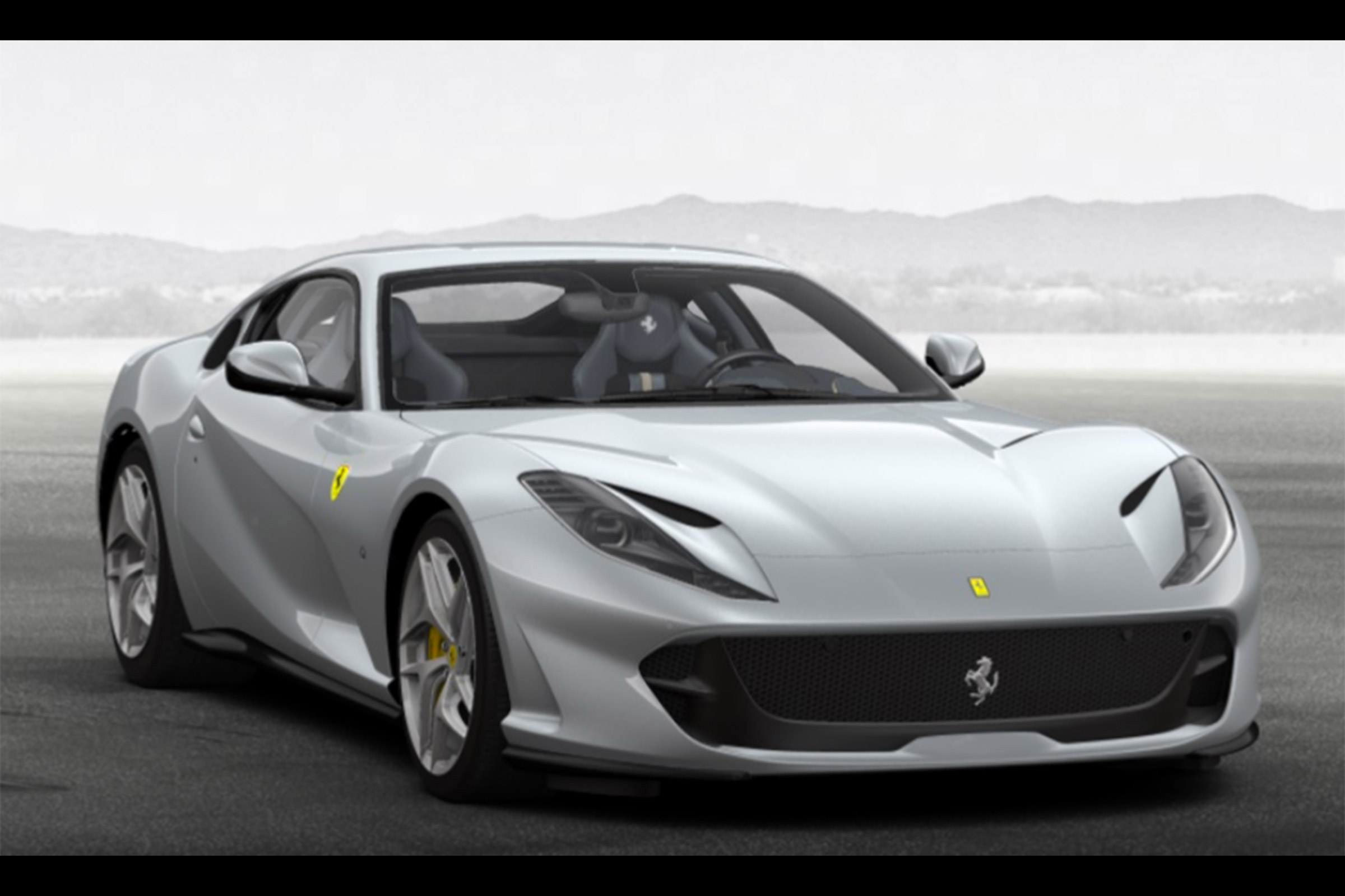 Ferrari 812 Superfast configured silver