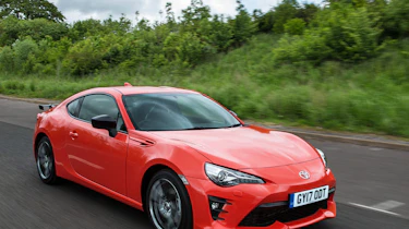 Toyota GT86 Orange Edition front three-quarters high