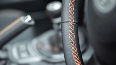 Toyota GT86 Orange Edition stitching