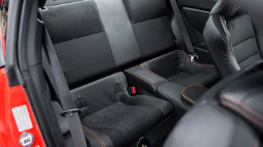 Toyota GT86 Orange Edition rear seats